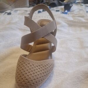 Kelly & Katie Beige Strappy Sandals